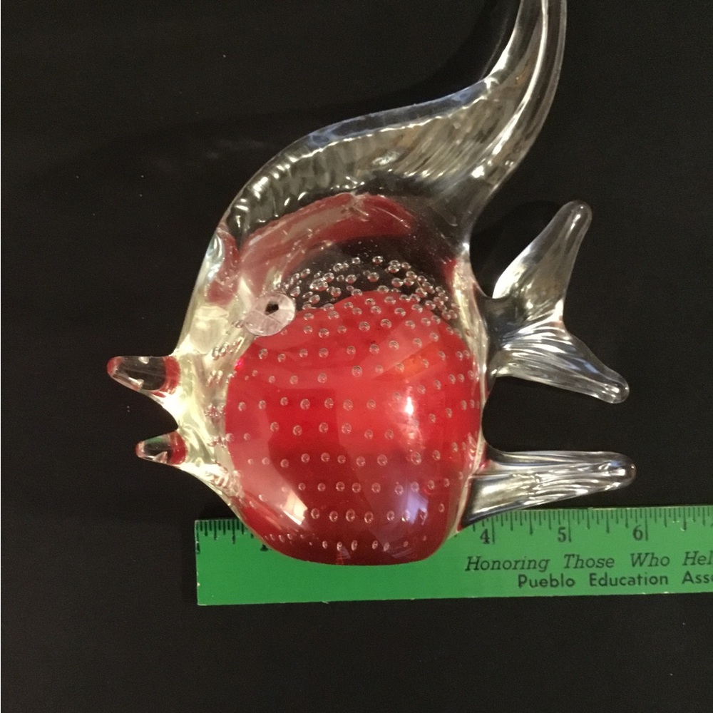 VINTAGE ART GLASS FISH - Picture 4 of 5